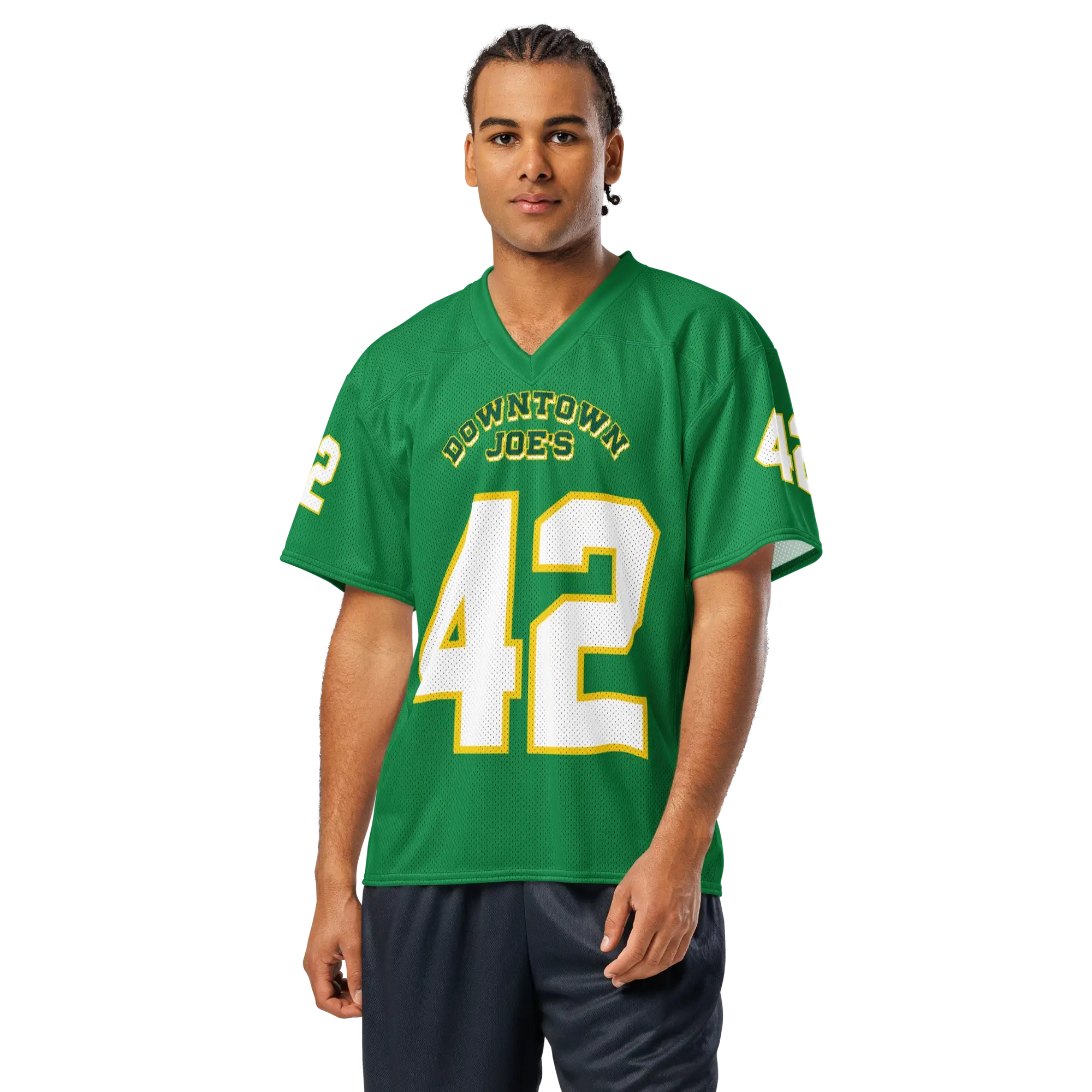 All Over Print American Football Jersey White Front 68eac0fc8619a