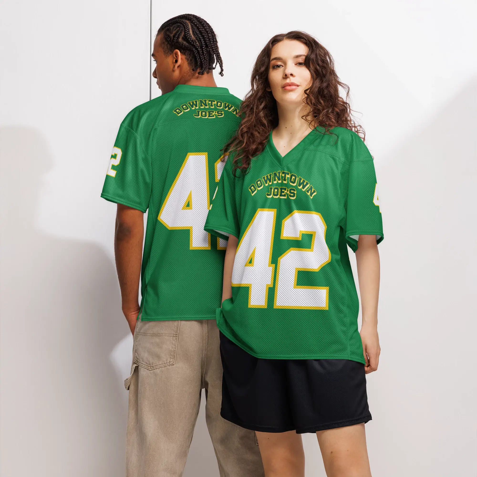 All Over Print American Football Jersey White Front And Back 68eac0fc85ba8